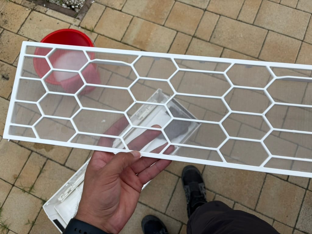 Ugyanaz a klímaszűrő tisztán, mosás és fertőtlenítés után